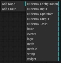 node menu